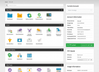 Feature-rich control panel
